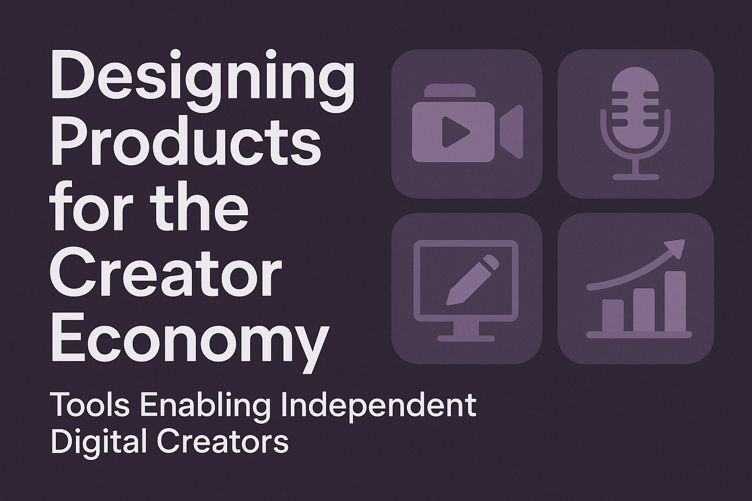 🎨 Designing Products for the Creator Economy: Tools Enabling Independent Digital Creators