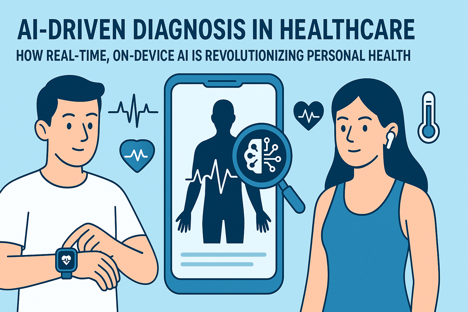 AI-Driven Diagnosis in Healthcare Devices & Wearables: How Real-Time, On-Device AI is Revolutionizing Personal Health