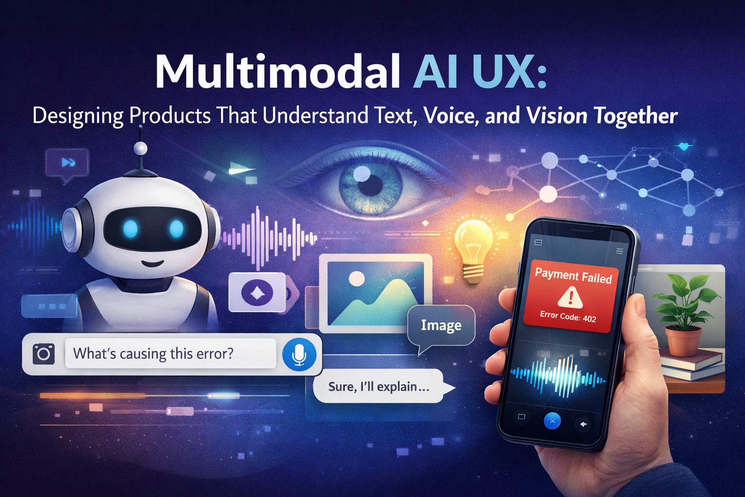 Multimodal AI UX: Designing Products That Understand Text, Voice, and Vision Together​