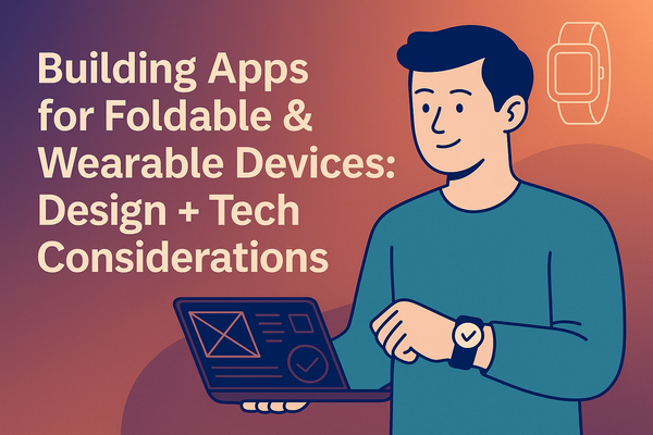 Building Apps for Foldable & Wearable Devices: Design + Tech Considerations 📱⌚