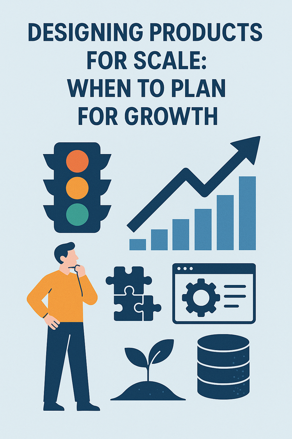 🏗️ Designing Products for Scale: When to Plan for Growth