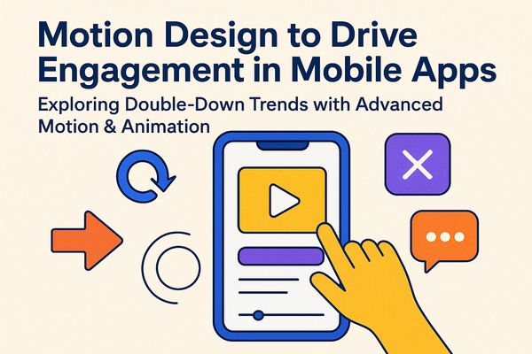 Motion Design to Drive Engagement in Mobile Apps: Exploring Double-Down Trends with Advanced Motion & Animation
