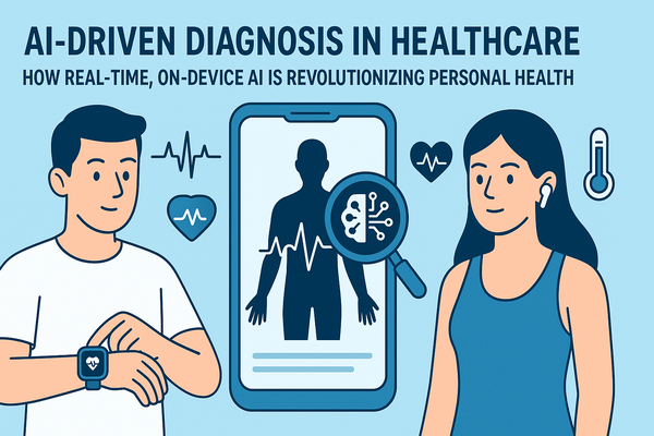 AI-Driven Diagnosis in Healthcare Devices & Wearables: How Real-Time, On-Device AI is Revolutionizing Personal Health